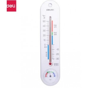 得力(deli)经典挂壁式温湿计  9013 （单位：个）