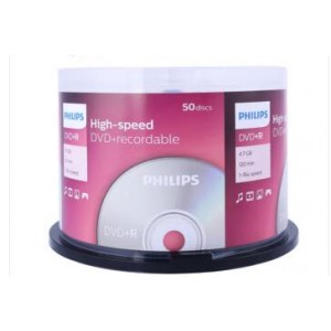 PHILIPS16XDVD+R-RDVD光盘50片装空白光碟DVD刻录光盘 （单位：盒）