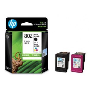 惠普HP  802s 黑彩套装   (黑+彩)  墨盒  deskjet1000 101  单位：套