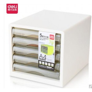 得力   透明文件柜9775   五层