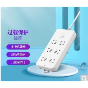 公牛过载保护插座（6位-1.8米）