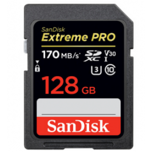 闪迪 128GB 读卡170mb/s 写速90MB/s SD内存卡存储卡
