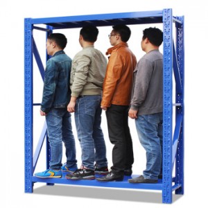 中型仓储货架 五层承重220kg置物架货架家用 灰色100*60*200*5层主架