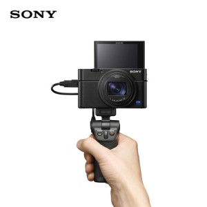 索尼 DSC-RX100M7G 黑卡数码便携相机手柄套装