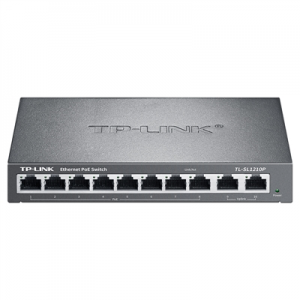 TP-LINK TL-SL1210P 交换机 颜色：黑色、规格：POE 千兆