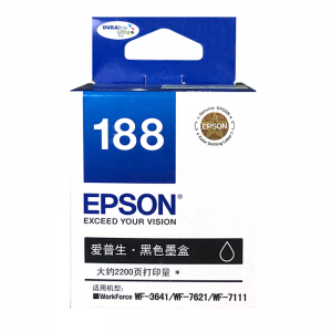 爱普生(Epson) T1881 墨水 黑色 1 支 1100 页 墨盒(单位：盒)