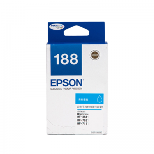 爱普生(Epson) T1882 墨水 青色 1 支 1100 页 墨盒(单位：盒)
