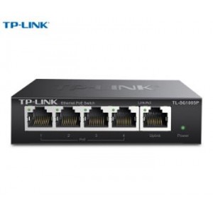 TP-LINK 5口千兆PoE交换机 企业级交换器 TL-SG1005P（单位：台）