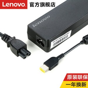 联想 电源适配器 电脑充电线 90W方口 20V 4.5A