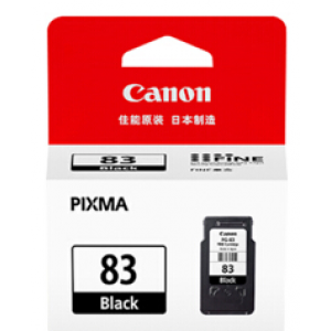 佳能（CANON）G-83BK 黑色 1 盒 21 ml 800页 墨盒 适用机型见商品详情 
