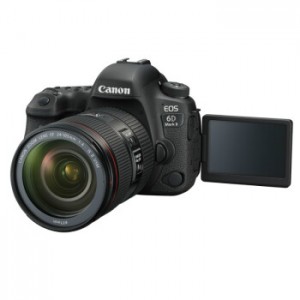 佳能（Canon）EOS 6D Mark II全画幅数码专业高清4K视频单反相机套机 含24一105USM镜头