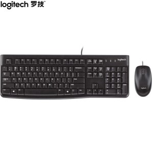 罗技（Logitech）MK120 有线键鼠套装 办公键鼠套装