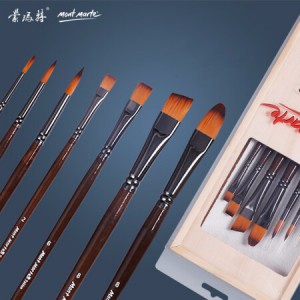 蒙玛特 BMHS0004 油画笔 笔刷木盒7件套 套装 (销售单位：套)