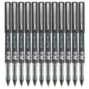 晨光(M&G)ARPM1601 0.5mm黑色V5升级版速干直液式签字笔(可换墨囊) 12支/盒 销售单位：支