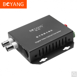博扬 BY-2V1D 视频光端机2路视频+1路485反向数据 光纤传输FC接口单模单纤 1对（计价单位：对）SZD&nbsp;