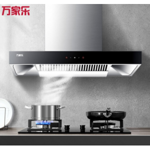万家乐 CXW-300-AT011 万家乐20立方爆炒风 三档风力调节 触控欧式顶吸T型 抽油烟机szd