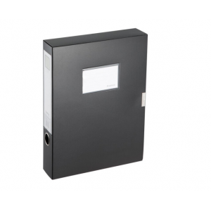 齐心  A4  磁扣型档案盒 HC-35 黑色